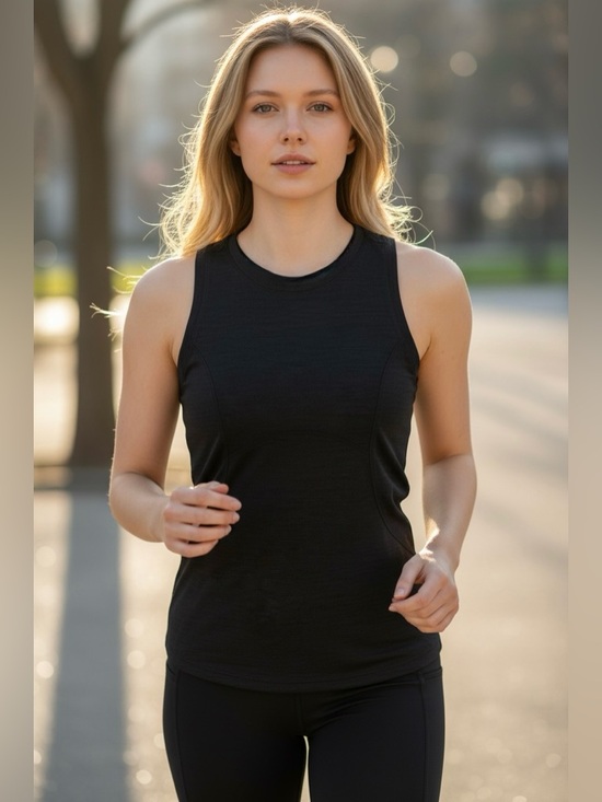 Spyder Tops - Spyder Black Sleeveless Active Tank Top